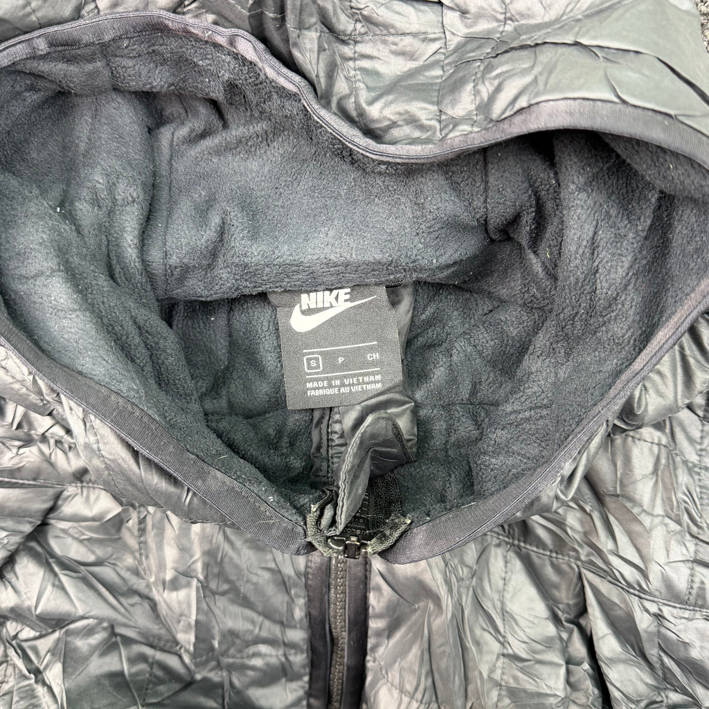 Nike Grey Hooded Jacket, Size S