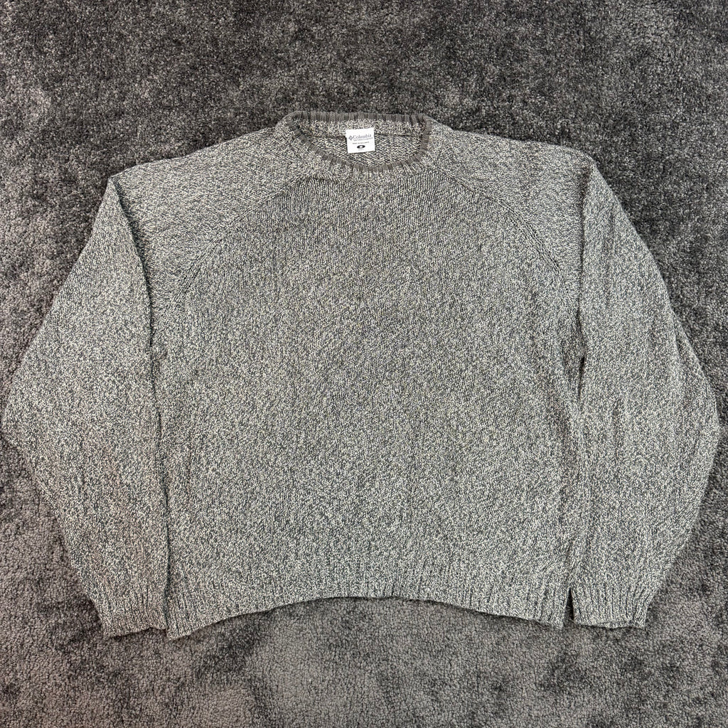 Columbia Grey Marl Crewneck Sweater, Men's M