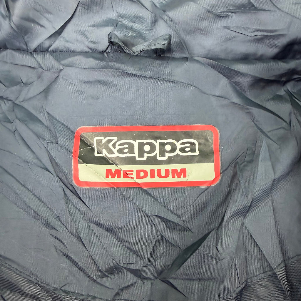 Front of the grey Kappa padded jacket