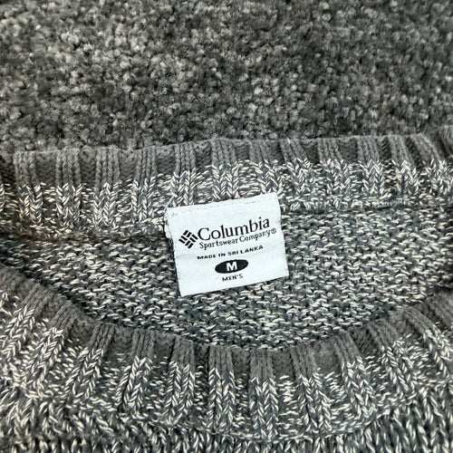 Columbia Sportswear label showing men's size M