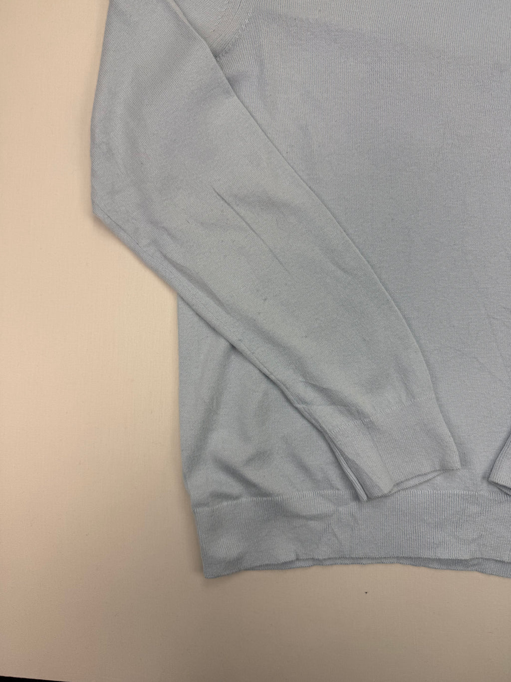 Navtech by Nautica Light Grey V-Neck Knit Sweater – L