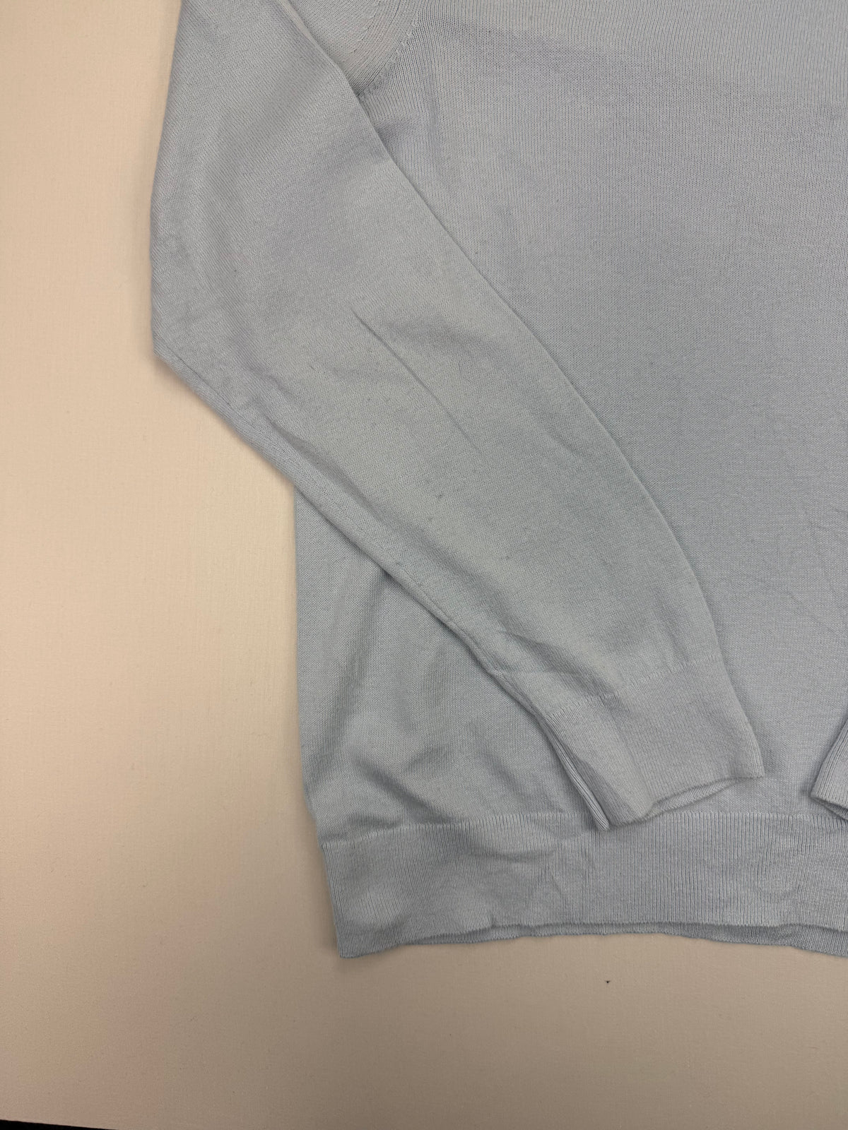 Navtech by Nautica Light Grey V-Neck Knit Sweater – L