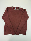 Columbia Rust Brown Crewneck Knit Sweater – M