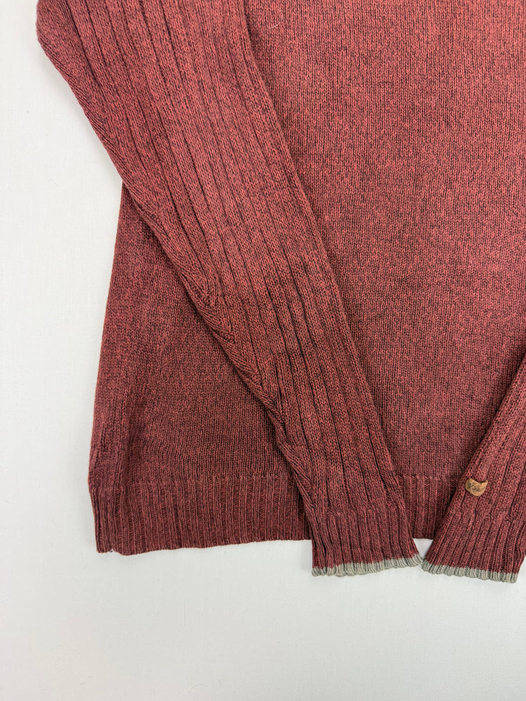 Columbia Rust Brown Crewneck Knit Sweater – M
