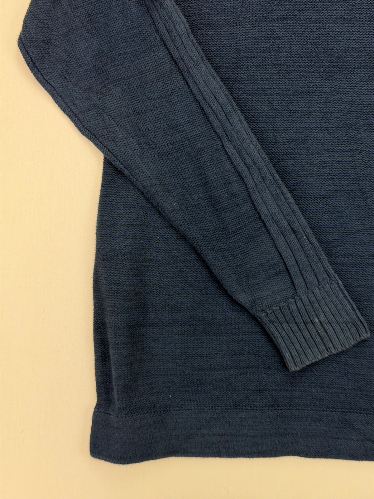 Columbia sweater sleeve knit detail