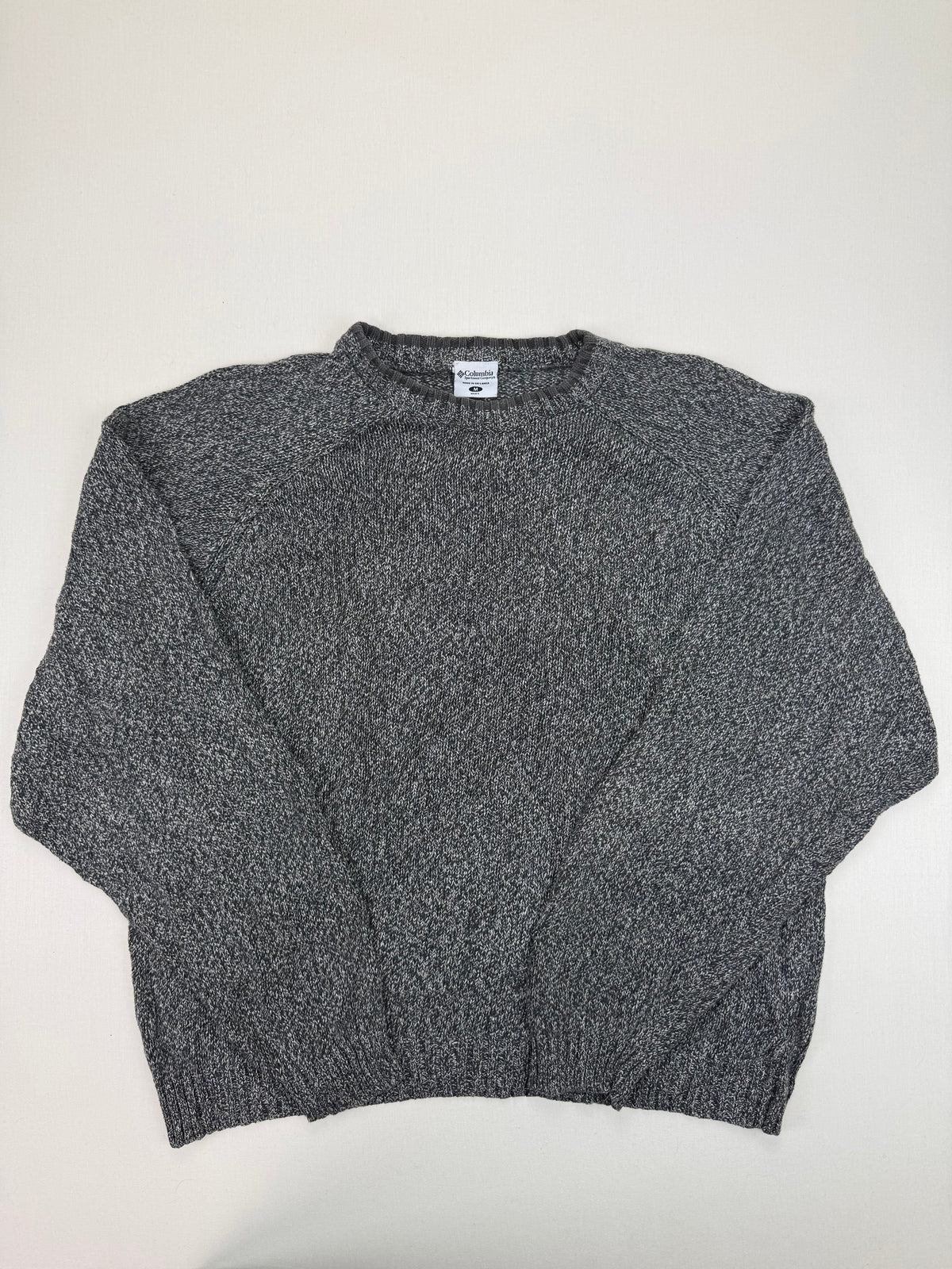 Columbia Grey Marl Crewneck Knit Sweater – M